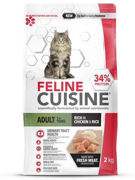 Feline Cuisine - Adult Chicken &amp; Rice - 2kg