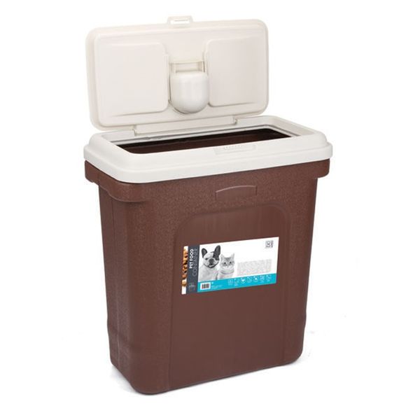 Mpet Pet Food Container - Brown (Large)