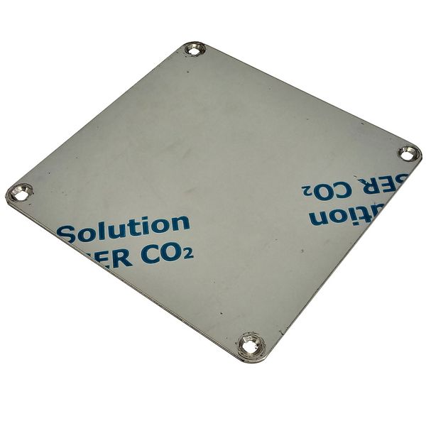 Union Push Plate Blank152mm SS