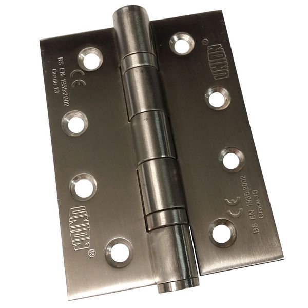 Union 102 x 76 Butt Hinge Pair SS