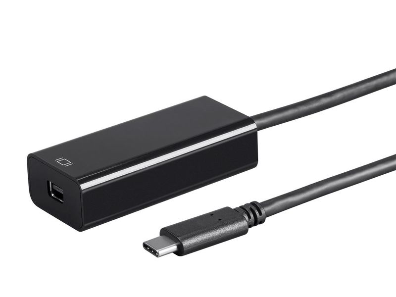 Monoprice USB-C to Mini DisplayPort Adapter - Black