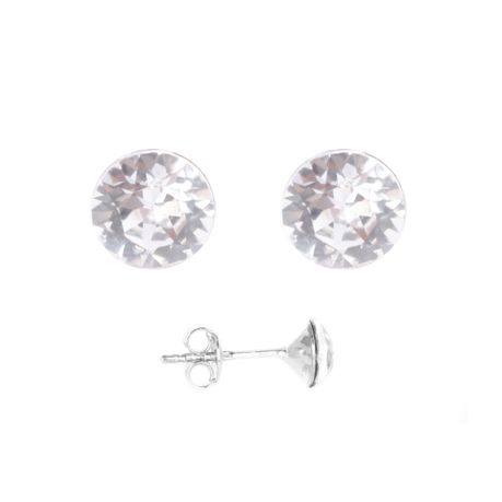 K Crystals Swarovski Element Chaton Earrings Crystal K Crystals Swarovski Element Chaton Earrings Crystal
