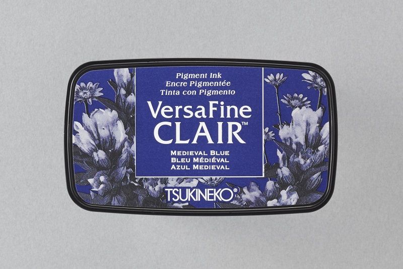 Tsukineko: Pigment Ink VersaFine Claire Ink Pad - Medieval Blue