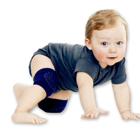 LEOBUYS Baby Crawling Anti-Slip Knee Pads Unisex Crawling Protective Pads For Protective Toddlers Boys Girls Best Infant Gift, Navy, Dark Gray, Blue, Black, Pink, Baby
