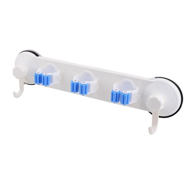 Wall Mounted Suction Cup Mop Holder