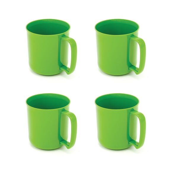 GSI Outdoors Cascadian Mug 415ml Set of 4 - Red