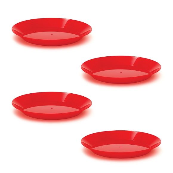 GSI Outdoors Cascadian Plate Set of 4 - Red