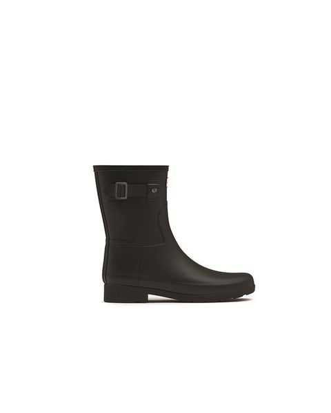 Hunter Ladies Refined Short Boots - Black