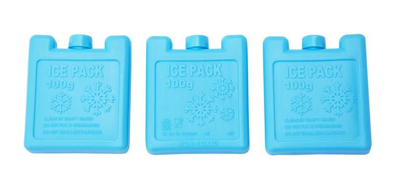 Set of 3 Mini Ice Brick Packs - Blue