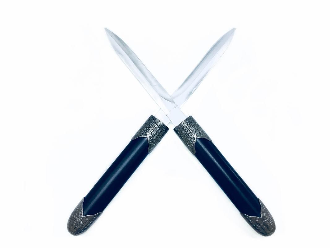 Detachable Double Bladed Ninja Staff Sword Black Baton Dagger Buy Online in South Africa