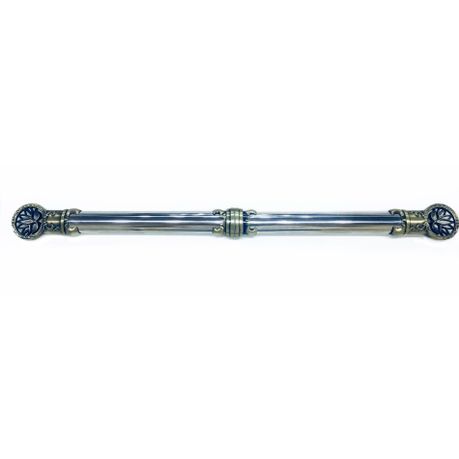 Detachable Double Bladed Ninja Staff Sword Silver Baton Dagger 60cm Buy Online In South Africa Takealot Com