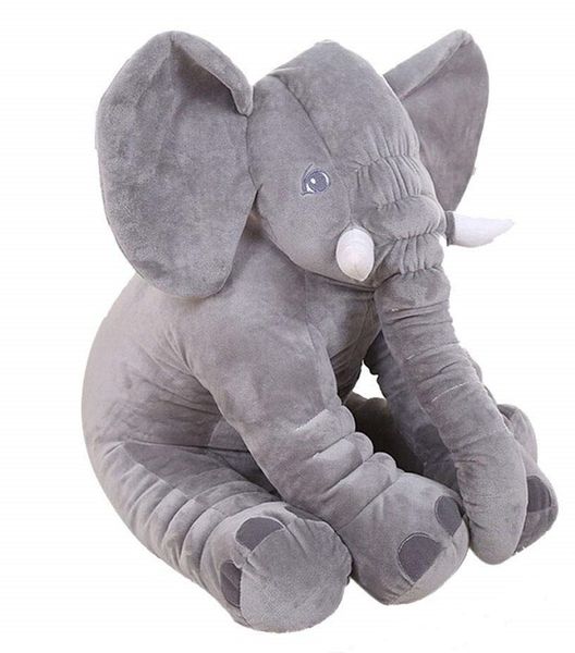 Totland Elephant Plush Pillow - Purple (40cm)