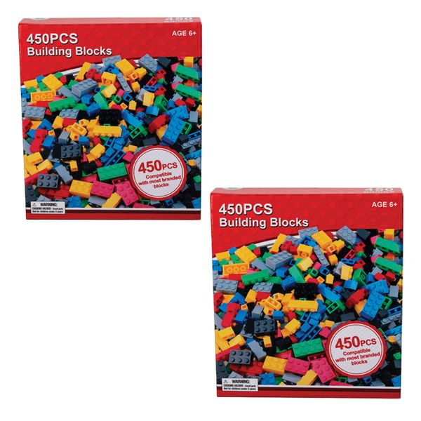 450 Piece Building Block Set - Pack of 2