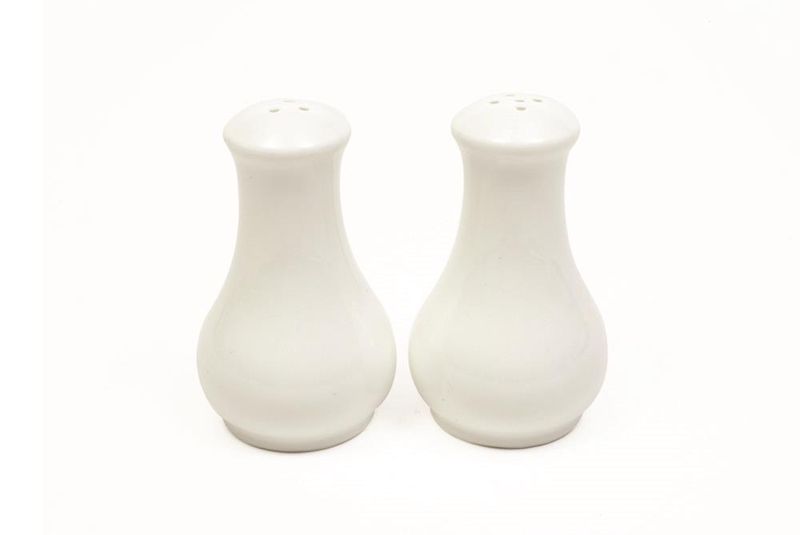Maxwell &amp; Williams - White Basics Fluted Salt &amp; Pepper Set - Set of 6