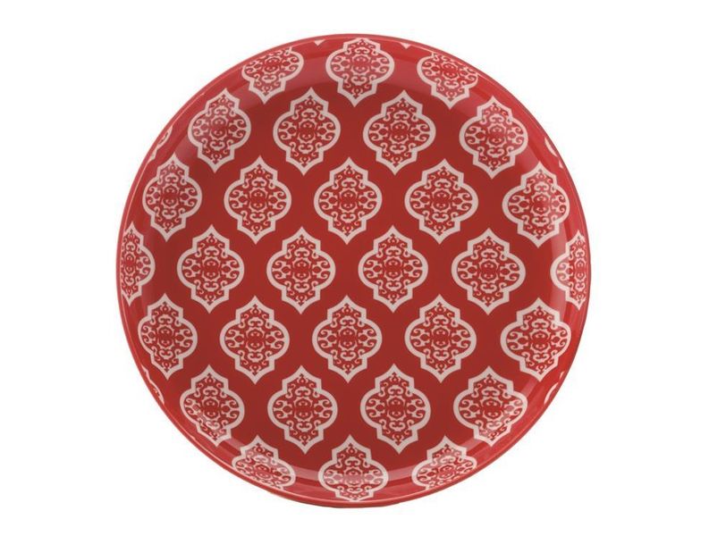 Christopher Vine - 18.5cm Red Circle Alcazar Side Plate - Set of 4