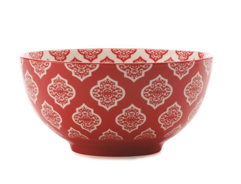 Christopher Vine - 15.5cm Red Circle Alcazar Bowl - Set of 4