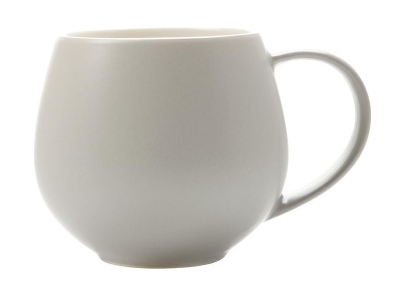 Maxwell &amp; Williams - 450ml Grey Tint Snug Mug - Set of 6