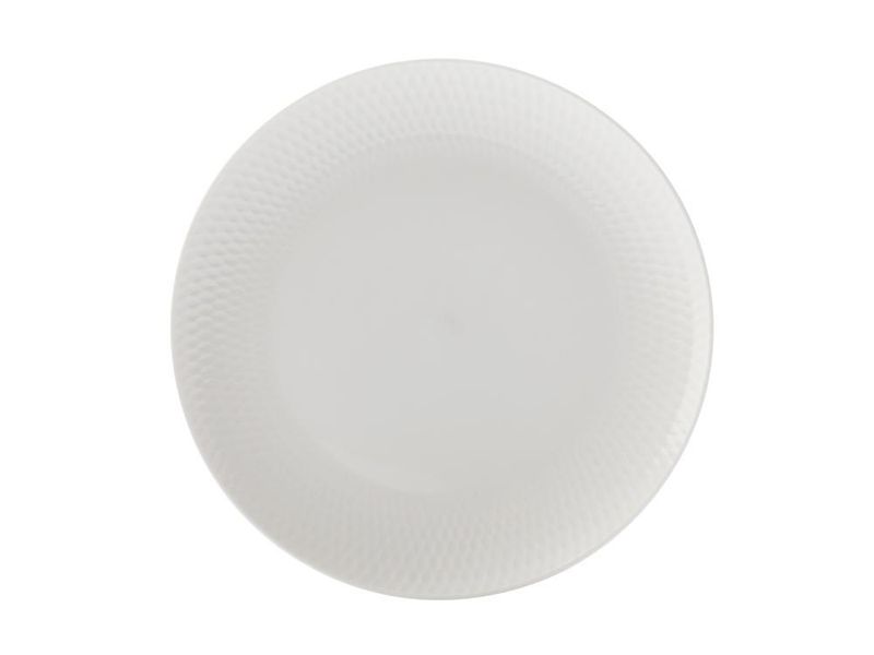 Maxwell &amp; Williams - 18cm White Basics Diamonds Side Plate - Set of 6