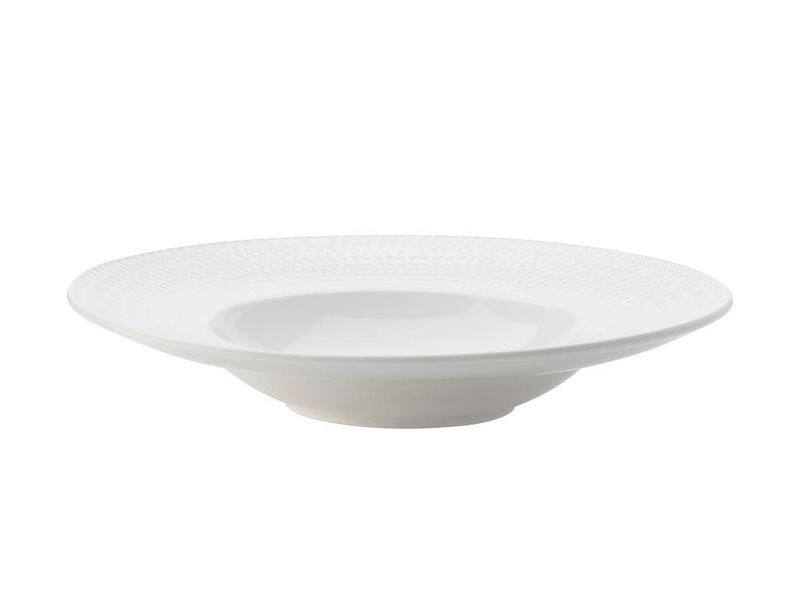Maxwell &amp; Williams - 30cm White Basics Diamonds Show Plate - Set of 2
