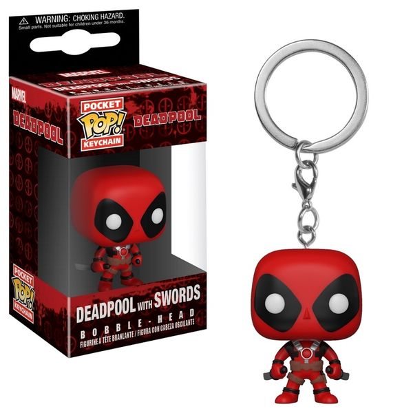 Funko Pop! Keychain - Deadpool With Sword