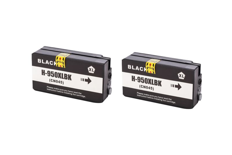 Generic HP 950Xl Black - 2 Pack &amp; Comaptible HP 950Xl Black - 2 Pack