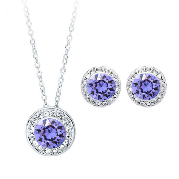 Civetta Spark Swarovski Set - Tanaznite
