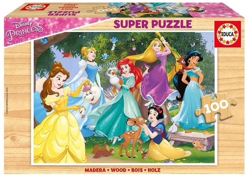 Educa Disney Princesses Wooden Puzzle - 100 Piece
