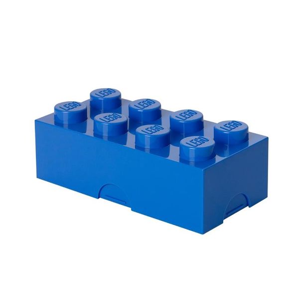 LEGO Lunch Box 8 Knob - Blue