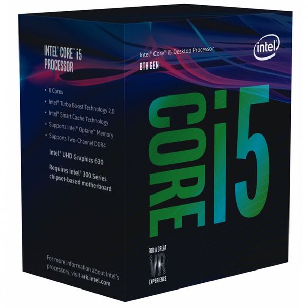 Intel Coffeelake-s lga1151 i5-8500 - 6 Cores &amp; 6 Threads 3.0Ghz Box CPU