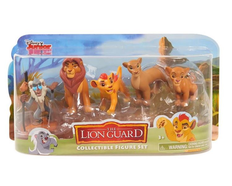 Lion Guard Collector Figure Set - Kion, Simba, Kiara, Nala &amp; Rafiki