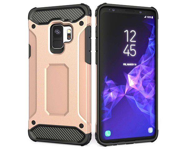 Shockproof Case for Samsung S9 - Rose gold