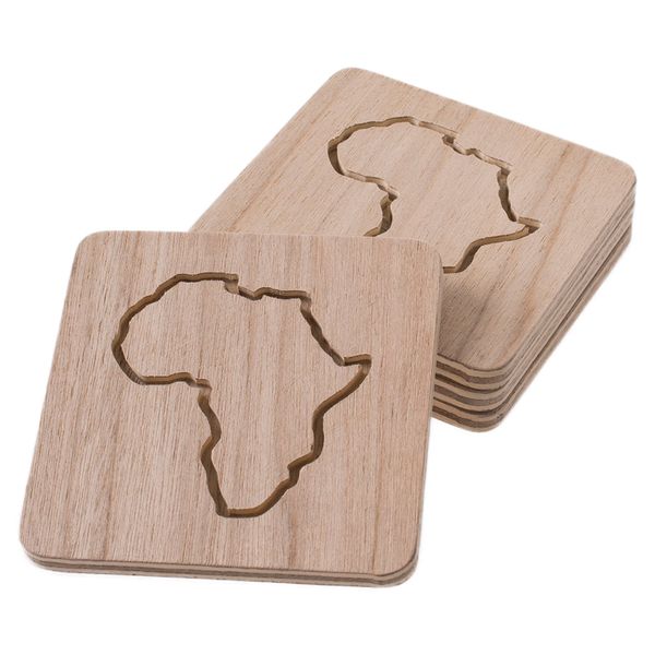 Native Décor Africa Coaster - Set of 4