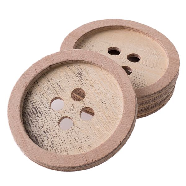 Native Décor Button Coaster - Set of 4