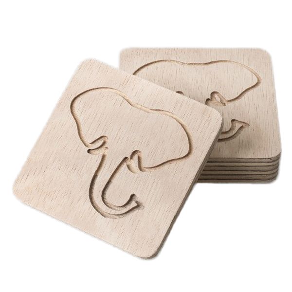 Native Décor Elephant Coaster - Set of 4