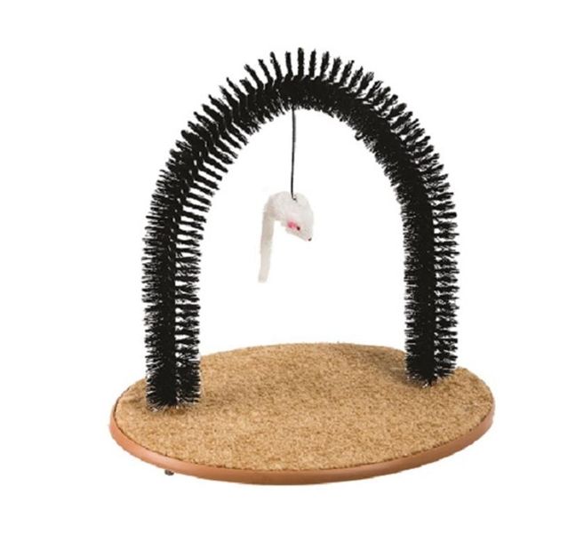 3-in-1 Scratcher Groomer &amp; Toy for Cats