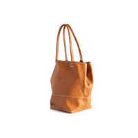 Leathim Leather Calabash Handbag - Tan | Buy Online in South Africa | www.bagsaleusa.com/product-category/classic-bags/