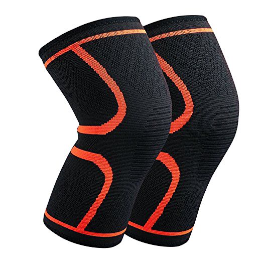 Knee Brace Support Compression Sleeves - Size: XL