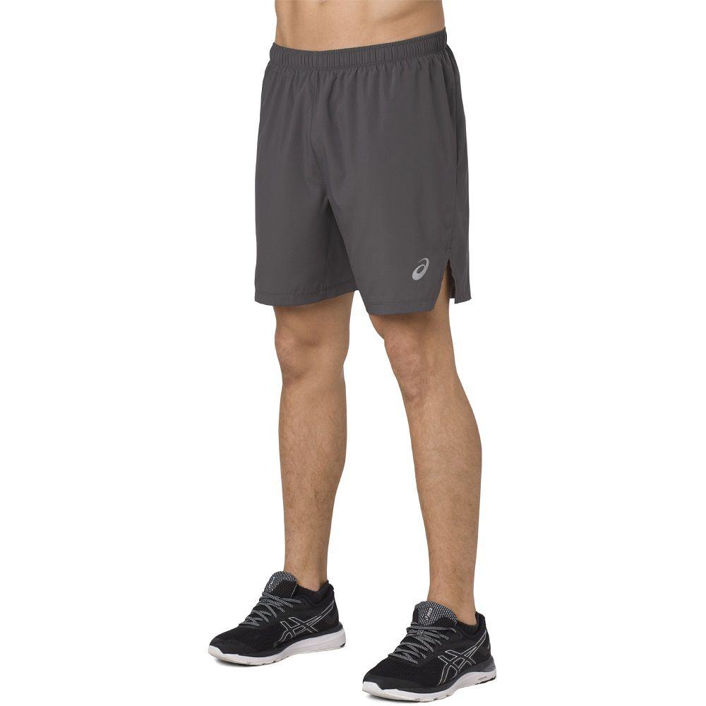 Men's ASICS Silver 7 Inch Running Shorts - Black | Buy Online in South ...