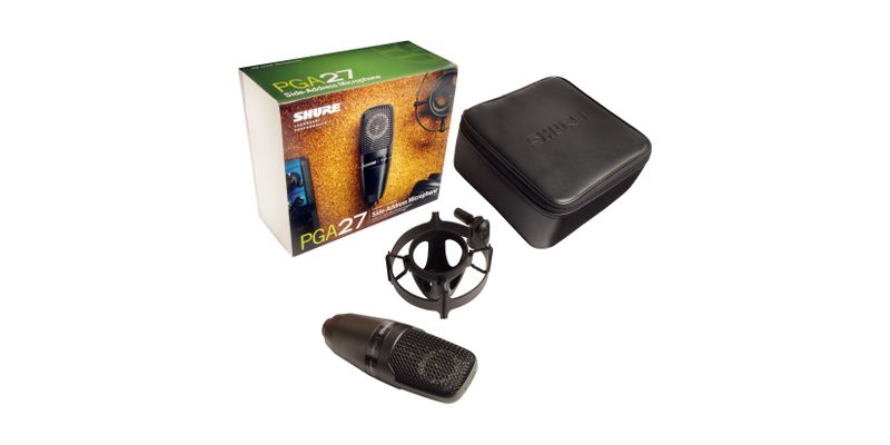 Shure PGA27 Large Diaphragm Side-Address Cardioid Condenser Microphone