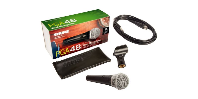 Shure PGA48 Cardioid Dynamic Vocal Microphone