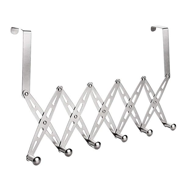 6-Hook Flexible Door Hanger Rack