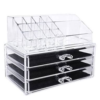 GB Cosmetic Make-Up Jewelry Acrylic Organizer - 3 Drawer
