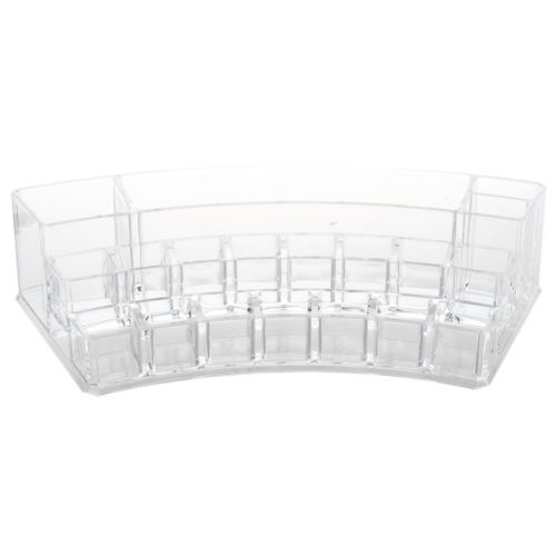 Cosmetic Curved Makeup Jewellery Organizer 19 Section