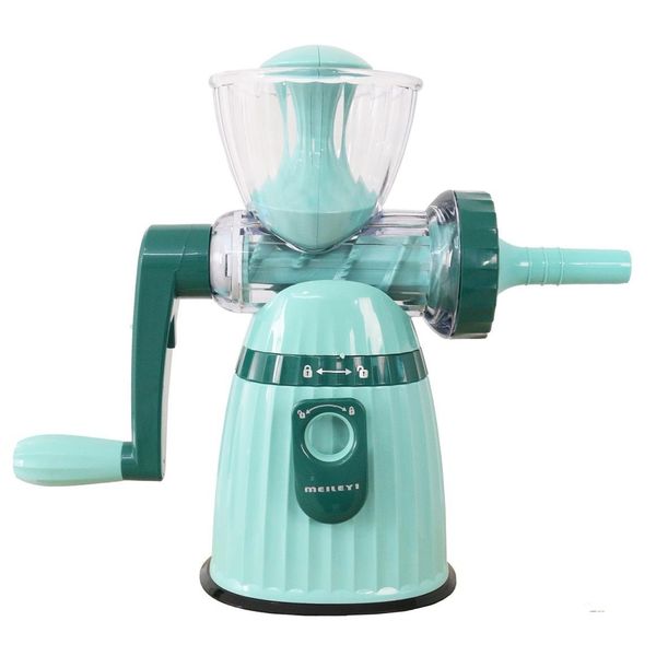 Hand Crank Manual Meat Grinder - Blue