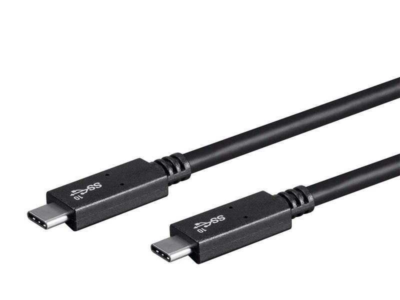 Monoprice USB Type C to Type C 3.1 Gen 2 Cable, 10Gbps, 5A - 0.5m