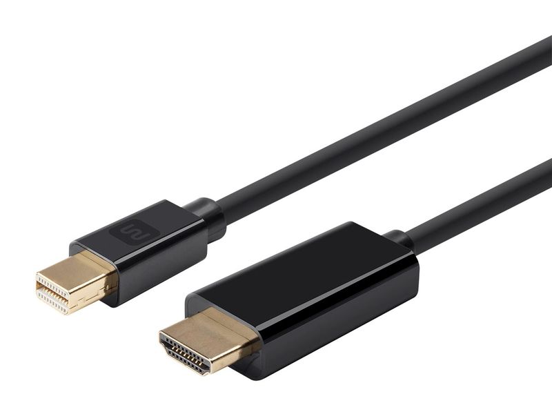 Monoprice 1.8m Mini DisplayPort to HDMI Cable - Black