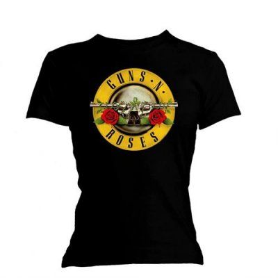 RockTs Ladies Guns N' Roses Bullet Seal T-Shirt