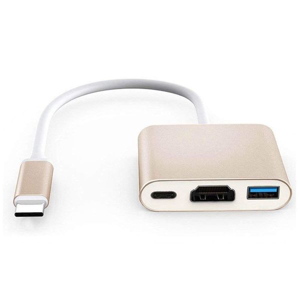 USB-C to USB-C/HDMI/USB - Rose Gold