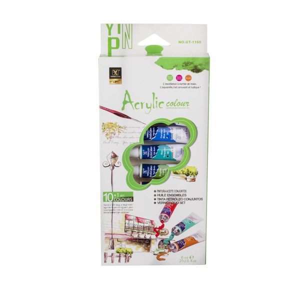 Acrylic Paint Set - 10 Piece