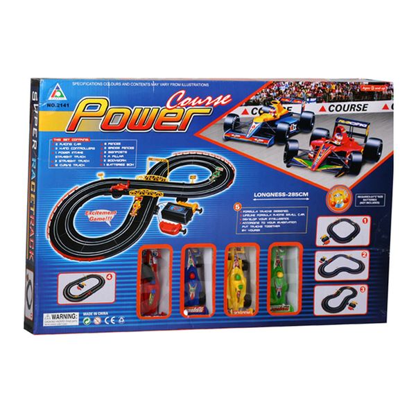 Battery Operated Race Track Set - 36 Piece